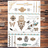 Gold Temporary Tattoos