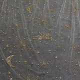 Pearls and Glitter Gold Dust Short Bridal Veil with Comb