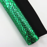 A4 Sheet 30x21cm Dragon Scale Snake Leatherette Synthetic Faux PU Leather Fabric Craft