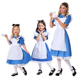 Alice In Wonderland Costume Adult Kids Cosplay