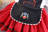 Baby Bavarian Dirndl Dress Children Oktoberfest Costumes German Baby Girl Heidi Costume
