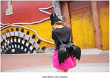Bat Wings Goth Heart-shaped Backpack
