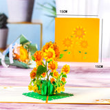 Pop-Up Flower Card 3D Greeting Card
