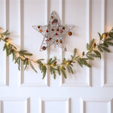 Christmas Pine Cone String Lights Garland LED Fairy Lights