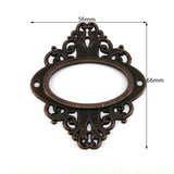 5pcs Antique Medicine Drawer Cabinet Label Frame Card Holders