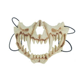 Animal Skeleton Masks Soft Half Face Mask Costume Prop Cosplay