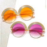 Retro Rainbow Sunglasses Gradient Shades UV400