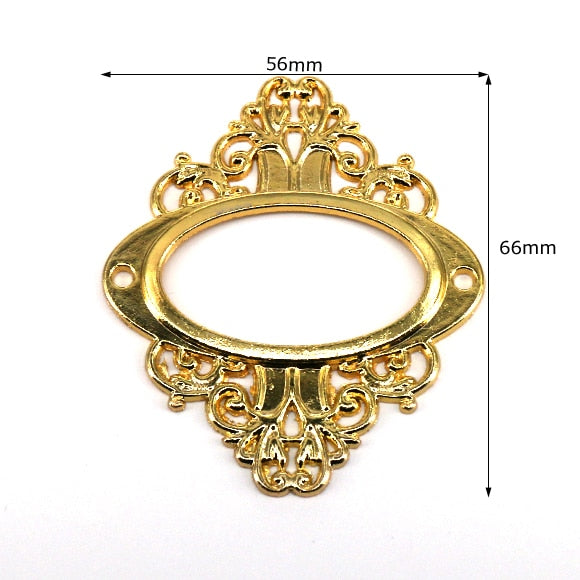 5pcs Antique Medicine Drawer Cabinet Label Frame Card Holders