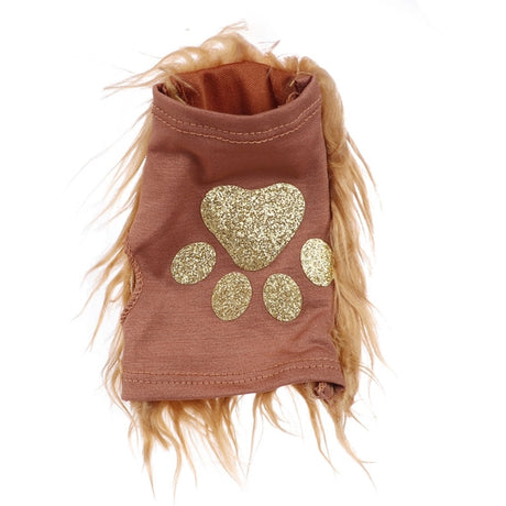 Lion Plush Ears Headband Tail and Paws Set Halloween Costume for Adults and Kids