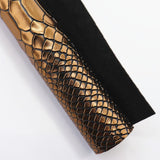 A4 Sheet 30x21cm Dragon Scale Snake Leatherette Synthetic Faux PU Leather Fabric Craft