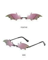 Rimless Batwing Sunglasses