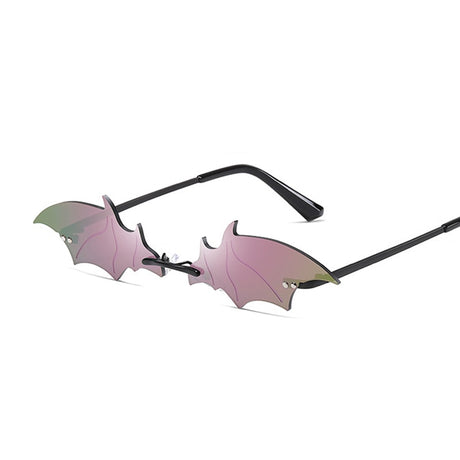 Rimless Batwing Sunglasses
