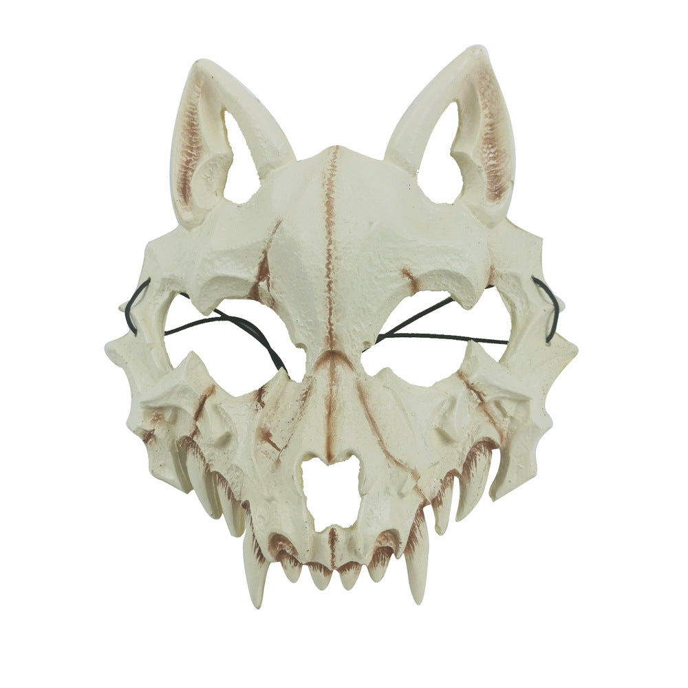 Animal Skeleton Masks Soft Half Face Mask Costume Prop Cosplay