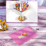 Pop-Up Flower Card 3D Greeting Card