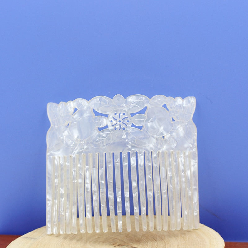 Brincos Flamencos Acetic Acid Plate Hair Combs