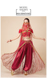 Arabian Princess Pants, Skirts, Tops Embroidered Bollywood Sets