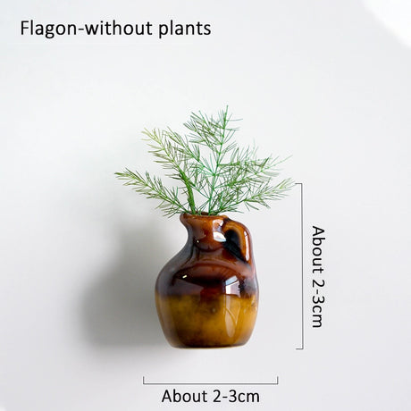 Mini Ceramics Vase Fridge Magnets