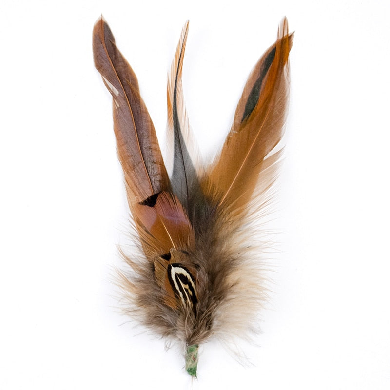 Natural Feathers Hat Decoration