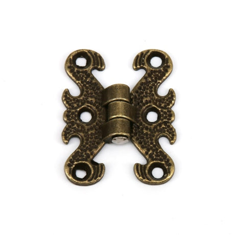 2pcs Mini Hinges for Cabinets or Treasure Boxes