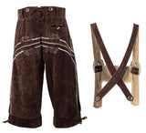 Bavarian Lederhosen German Oktoberfest Mens Cosplay Costume