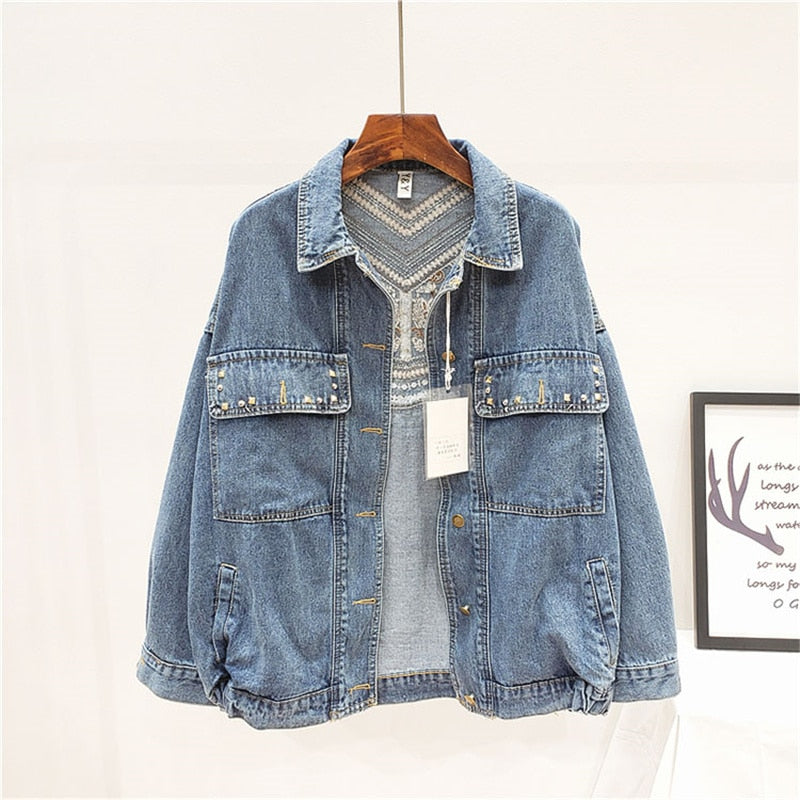 Florence Embroidered Tassel Denim Jacket