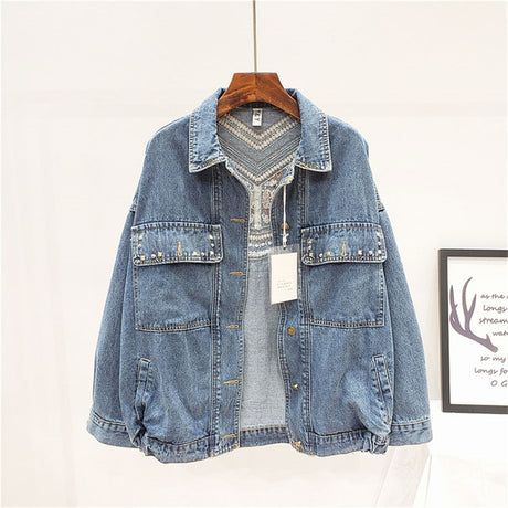 Florence Embroidered Tassel Denim Jacket