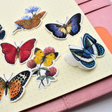 31pcs Butterfly Stickers Scrapbooking Stickers