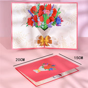 Pop-Up Flower Card 3D Greeting Card