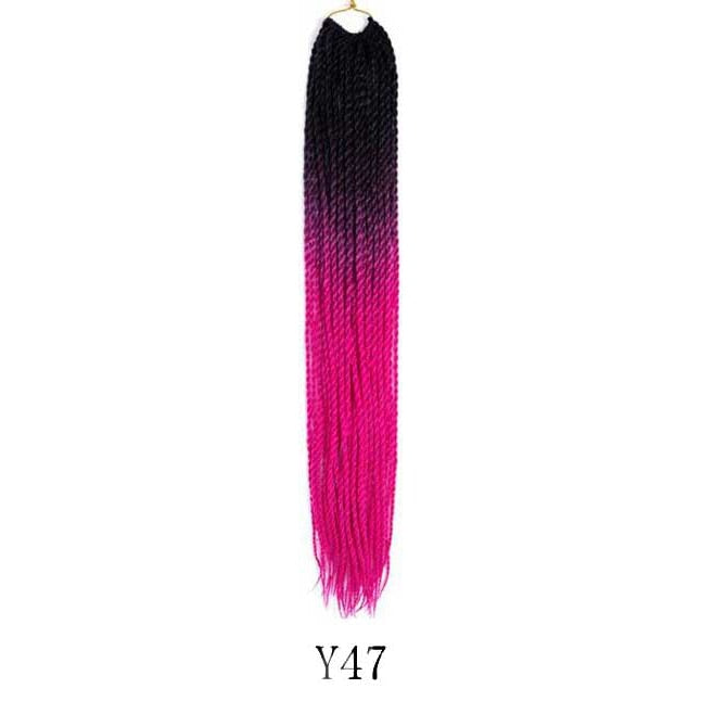 Mermaid Hair Extensions Twist Crochet Braided Hair 30 Strands