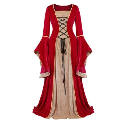 Velvet Irish Renaissance Dress Medieval Victorian Costume Dress