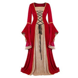 Velvet Irish Renaissance Dress Medieval Victorian Costume Dress