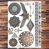 Gold Temporary Tattoos