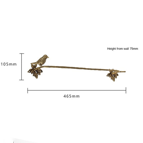 Woodland Birdy Bathroom Accessories Bird Towel Ring, Toilet Roll Holder and Towel Bar