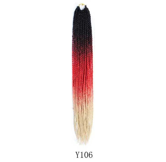 Mermaid Hair Extensions Twist Crochet Braided Hair 30 Strands