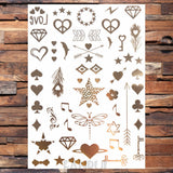 Gold Temporary Tattoos