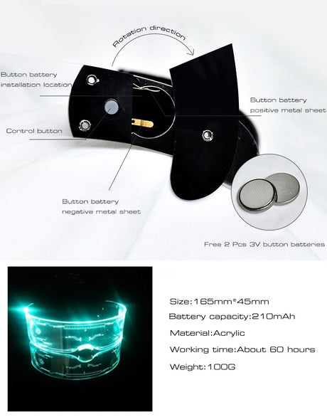 Futuro Science Tech LED Luminous Goggles
