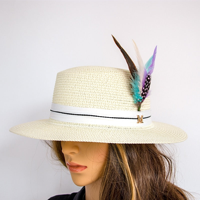Natural Feathers Hat Decoration