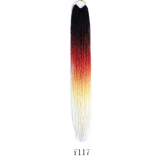 Mermaid Hair Extensions Twist Crochet Braided Hair 30 Strands