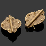 2Pcs Brass Hinges Cabinet Cupboard Door Treasure Box Decorative Hinges