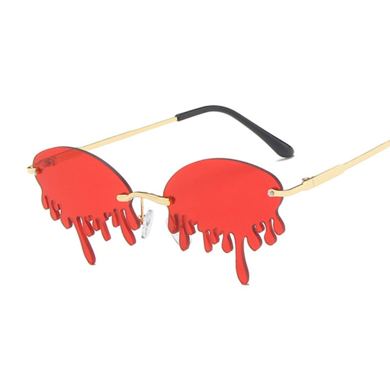 Rimless Dripping Sunglasses