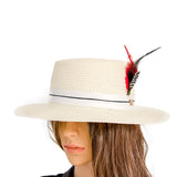 Natural Feathers Hat Decoration