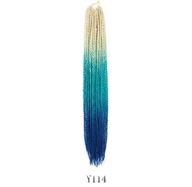 Mermaid Hair Extensions Twist Crochet Braided Hair 30 Strands