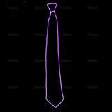 LED Light Up Jazz Hat and Ties Glow Neon Party Costumes