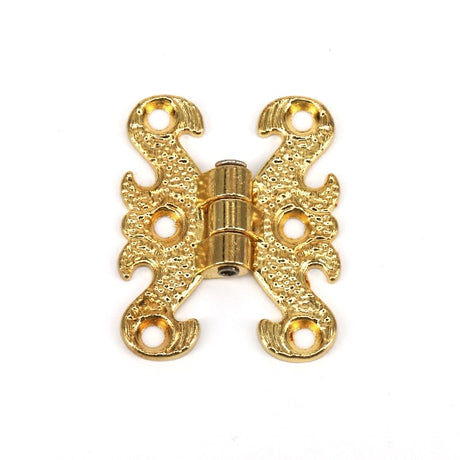 2pcs Mini Hinges for Cabinets or Treasure Boxes