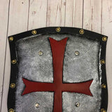 Red Crusader Knight Shield PU Armour Kids Cosplay Prop