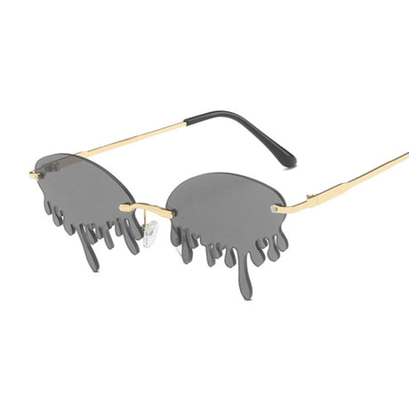 Rimless Dripping Sunglasses