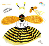 4 Piece Sets Bumble Bee & Ladybug Costumes for Kids