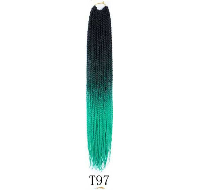 Mermaid Hair Extensions Twist Crochet Braided Hair 30 Strands