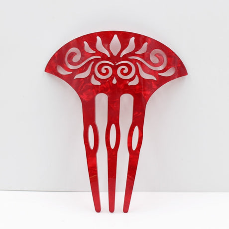 Brincos Flamencos Acetic Acid Plate Colourful Hair Combs