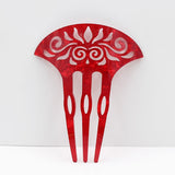 Brincos Flamencos Acetic Acid Plate Colourful Hair Combs